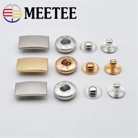 1030sets meetee metal press studs snap fastener buttons for diy sewing bags garment coat down jacket leather craft accessories