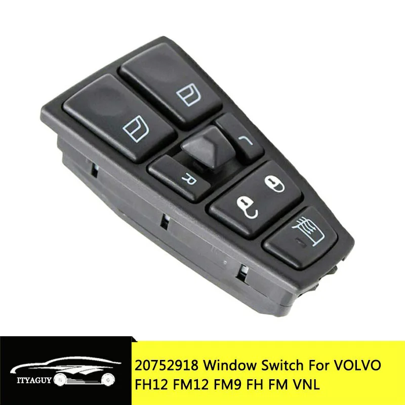 

Electric Window Switch For VOLVO FH12 FM12 FM9 FH FM VNL 20752918 20953592 20455317 20452017 21354601 21277587 20568857 21543897