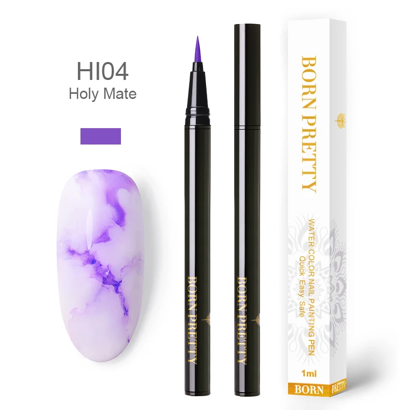BP-HI04 BORN PRETTY Цветущий лак для ногтей акварельный лак для ногтей чернильный лак для ногтей DIY дизайн 12 цветов - Цвет: BP-HI04