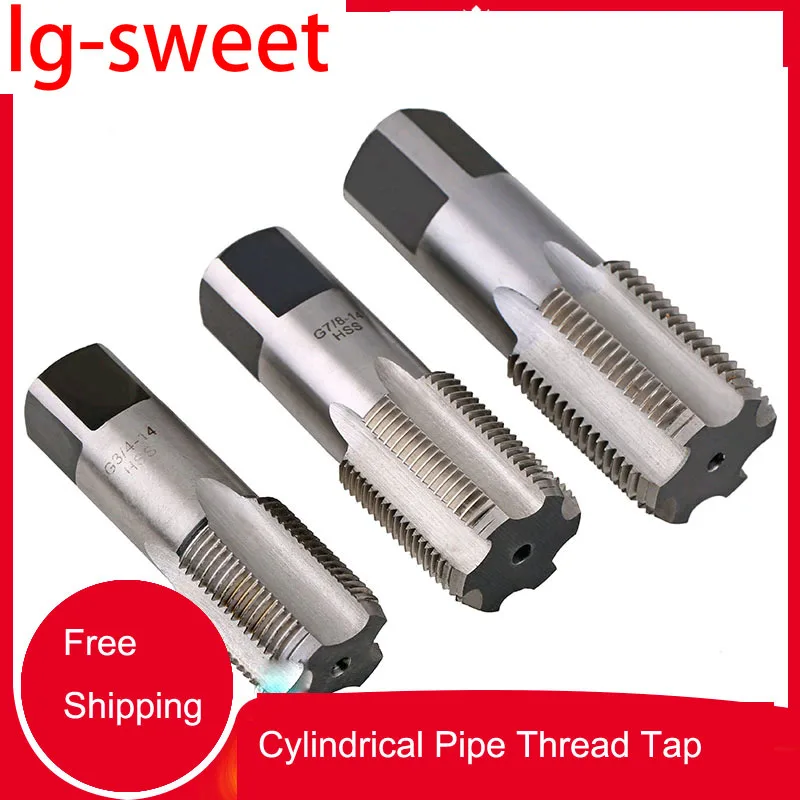 

Cylindrical Pipe Thread Tap /Pipe Thread Tapping G1/8 G1/4 G3/8 G1/2 G3/4 G11 Inch Taper Pipe Taps Hand Tools