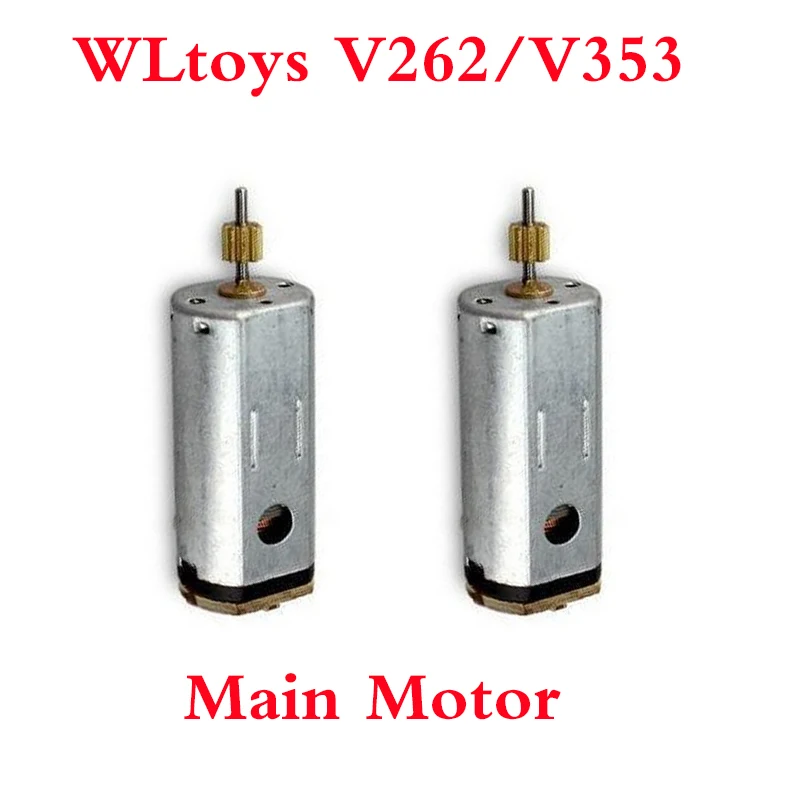 

2PCS RC Helicopter V262 Motor Engine for WLtoys V262 V353 V353B V666 V666N V333 Motor Main Motor Spare Part Motor Accessory