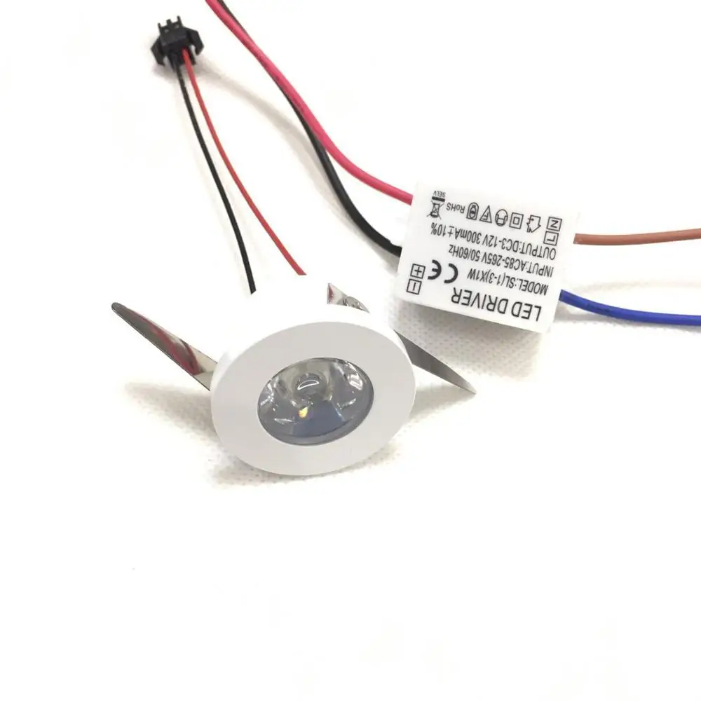 5 шт./лот светодиодный мини-потолочный светильник 1,5 Вт диаметр 31 мм dc12V белая рамка встраиваемый потолок без мерцания точечные светильники для дома