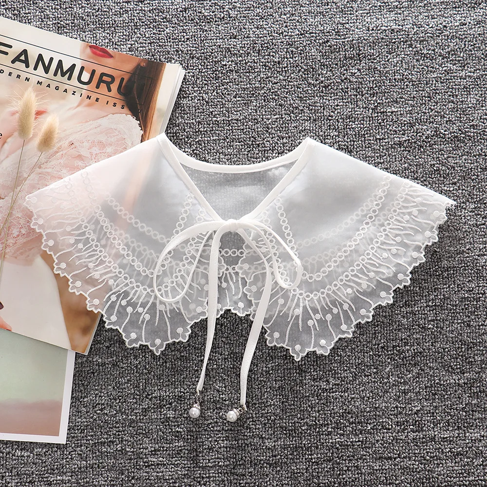 Linbaiway женские ложные воротнички кружевные носки без пятки С цветочным рисунком