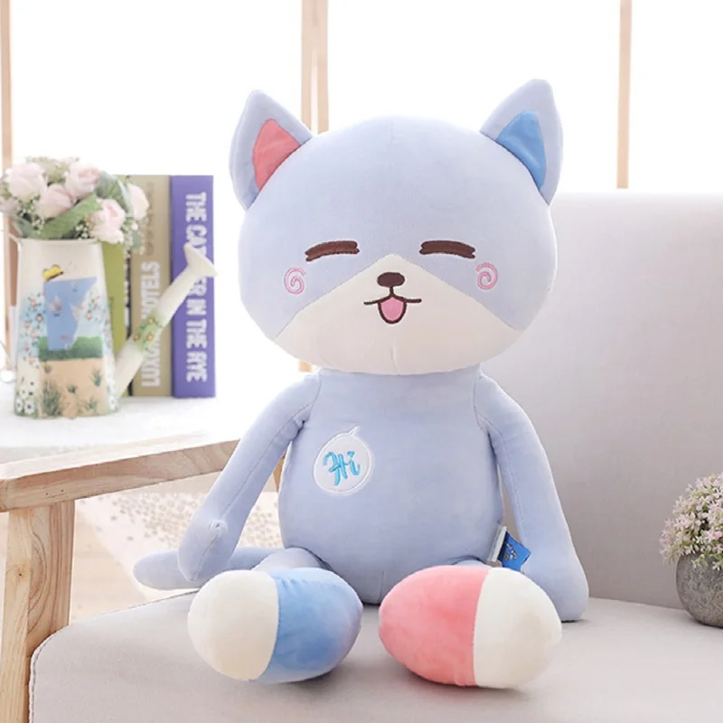 Милые длинные ножки кошка кукла плюшевая игрушка мультяшная ноги Спящая Подушка