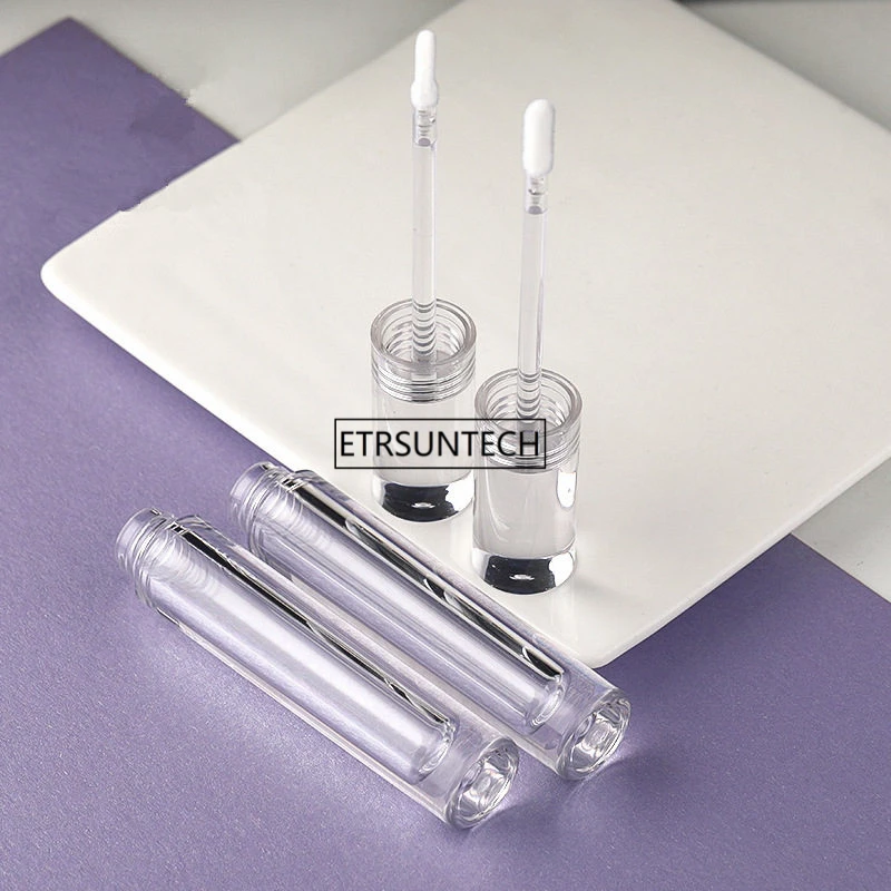 100 шт. пустые тюбики для блеска губ 7 8 мл круглые прозрачные с пустой палочкой F3864 |