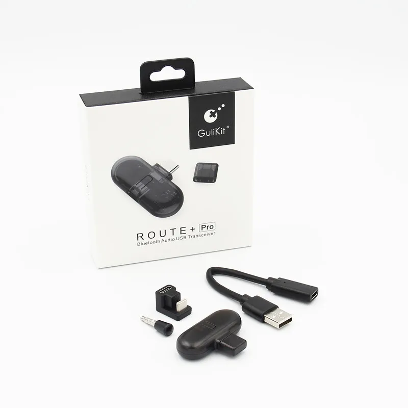 Беспроводной Bluetooth передатчик Gulikit Route + Pro аудио адаптер Usb C или приемник с