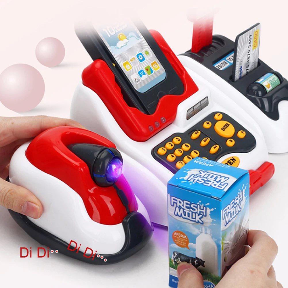 24 шт./компл. светодиодный музыкальный магазин кассовый аппарат сканер Пищевая