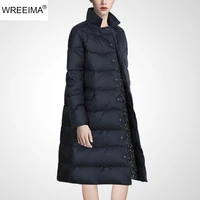 down coat women 2021 new winter female knitted hat stitching hooded puffer jackets casual loose oversize warm outwear c215