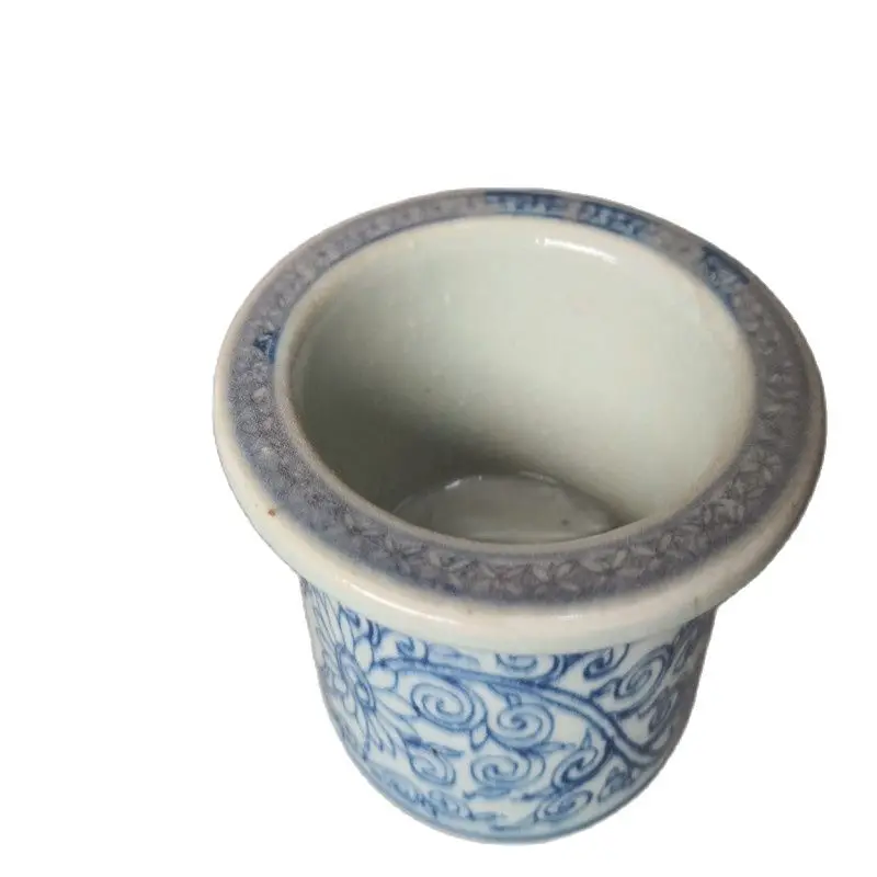 Chinese Old Porcelain Blue And White Flowerpot | Дом и сад