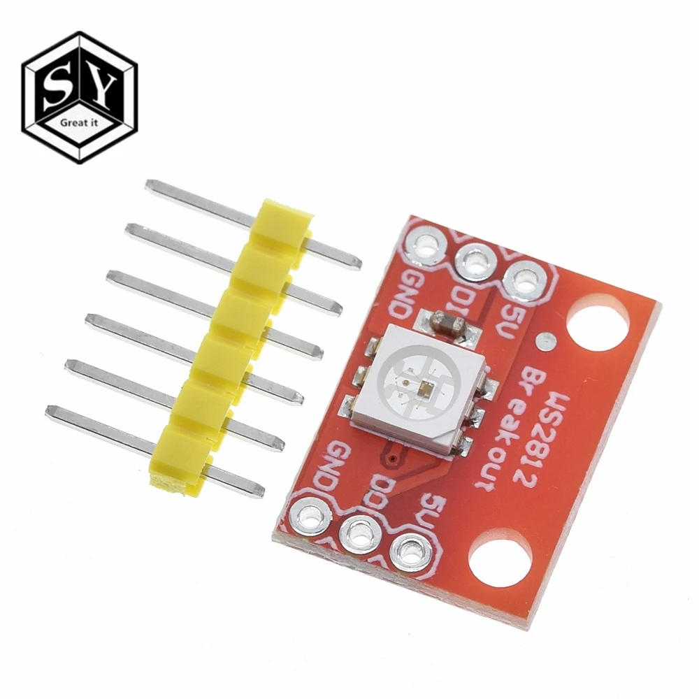 Новый 1 шт. Great IT WS2812 RGB светодиодный коммутационный модуль для Arduino DIY KIT|volume adjustment| |