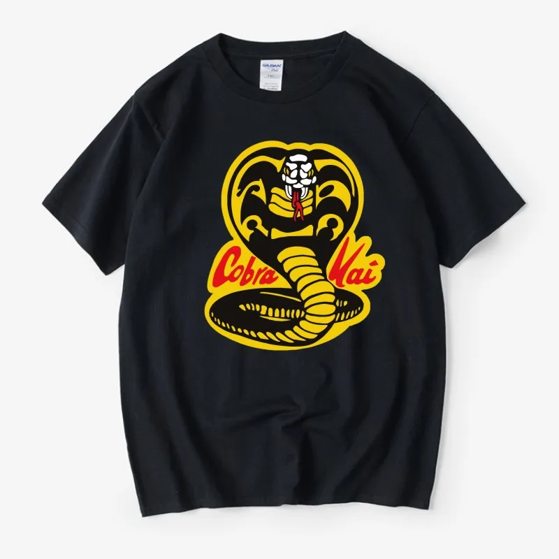 

Cobra Kai season 3 Strike Hard Strike First No Mercy T Shirt short sleeve men shirt unisex