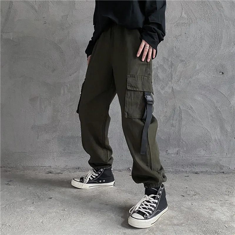 

Harajuku high waist zipper women clothes ankle-length cargo pants women hip hop style casual pants womens pant loose sweatpants