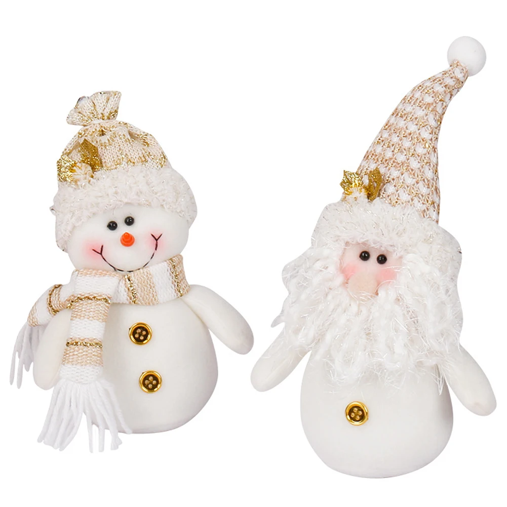 

Christmas Snowman Plush Doll Pendant Xmas Decoration Party Ornaments Cute Gift