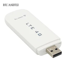 HUASIFEI 4G LTE Unlocked USB Modem Network Adapter supports SIM card Universal USB wifi modem White 4g WiFi router For Laptop