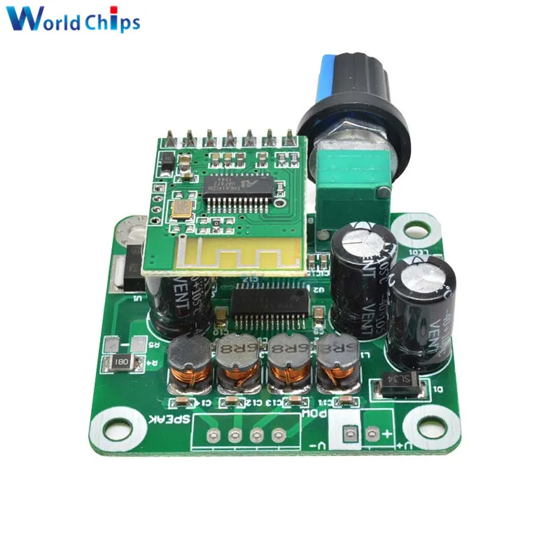 Bluetooth 4 2 TPA3110 15 Вт + Цифровой стерео аудио Мощность модуль усилителя 12V-24V