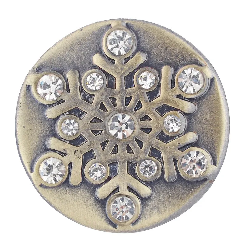 Античная латунь дизайн кнопки 18 мм Оснастки Подвески fit Имбирное печенье jewelry Vn