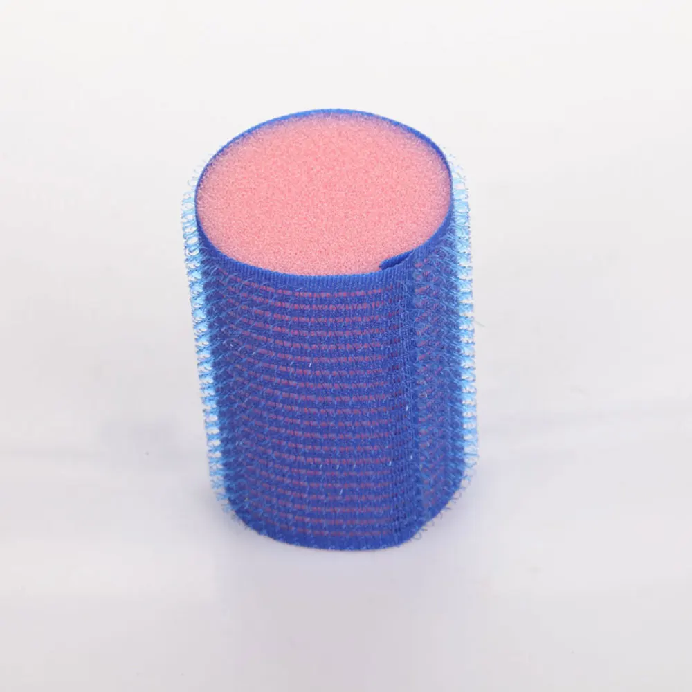 

12pcs Sponge Hair Curler Self Adhesive Hair Styling Roller Hair Curlers Hairdressing Tools for Woman (Rosy and Blue 6pcs for Eac