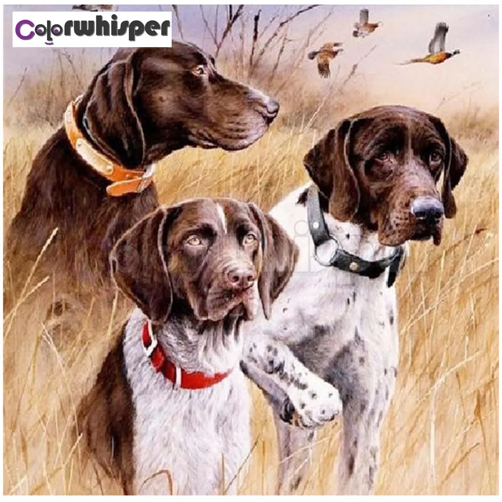 Алмазная картина полностью квадратная/круглая дрель собака 5D Daimond вышивка Крест