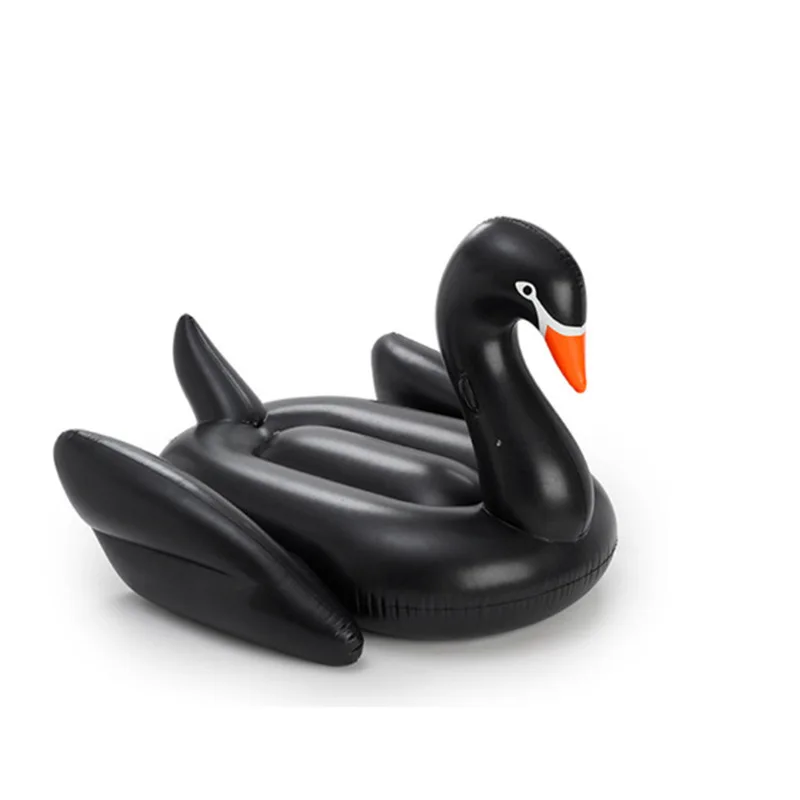 

Inflatable Black Swan Floating Drainage on Floating Bed Adult Swimming Ring