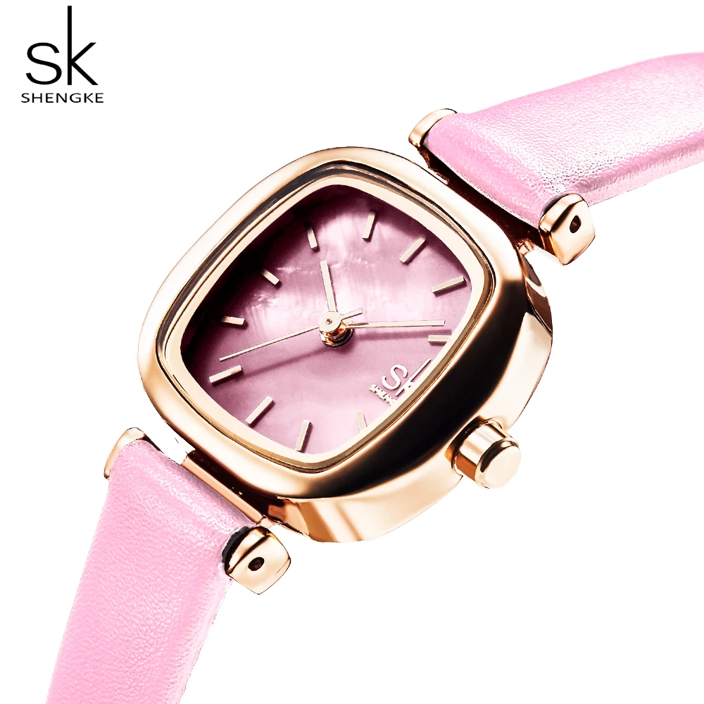 ShengCasual женские часы кожа кварцевые женские часы женские наручные часы Relogio Feminino Bayan Kol Saati подарок