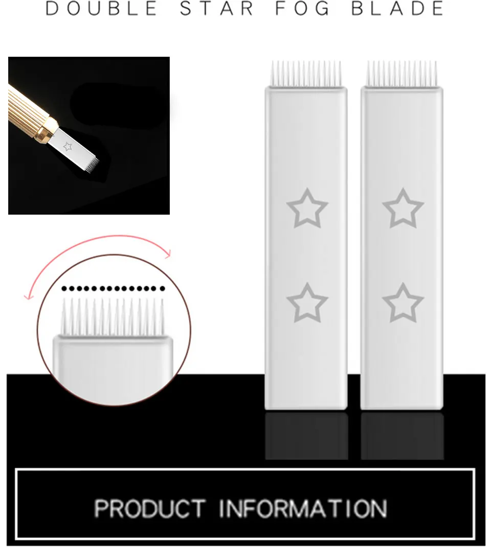 50 шт. ручка для перманентного макияжа микроблейдинга| |