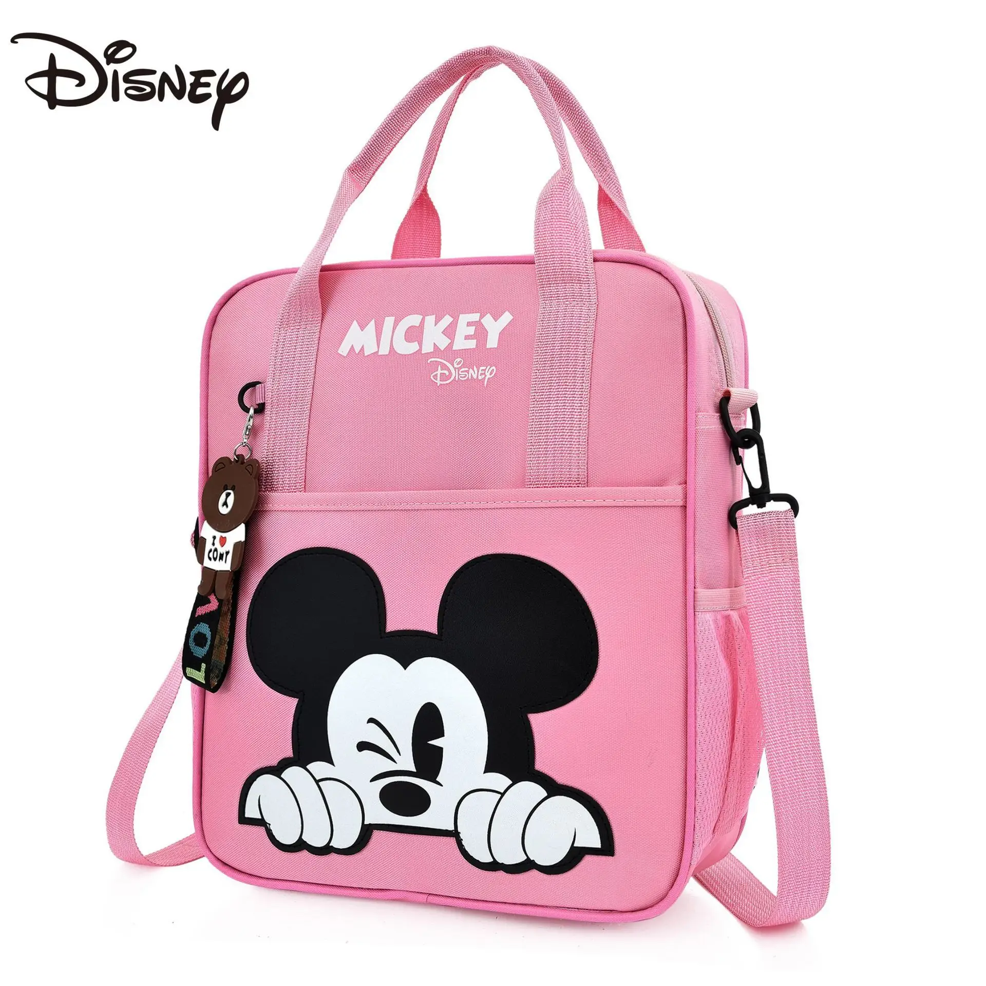

Disney children's backpack cute Mickey multi-function portable messenger bag large capacity waterproof student school bag