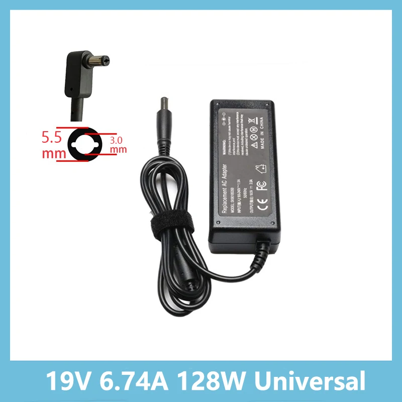 128W 19V 6.74A адаптер ноутбук зарядное устройство переменного тока Адаптеры питания 5