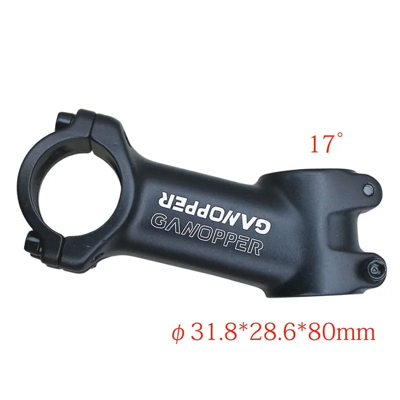 31.8mm Bicycle Stem Bicycle Black Cycling Light Weight Strong Compatibility