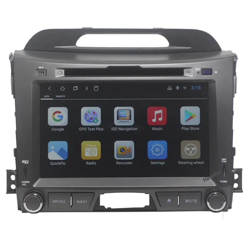 2 din Octa core 4G RAM Android 9 0 автомобильный DVD плеер GPS для KIA SPORTAGE 2010 2016 радиоприемник Bluetooth