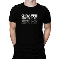 giraffe super dad t shirt