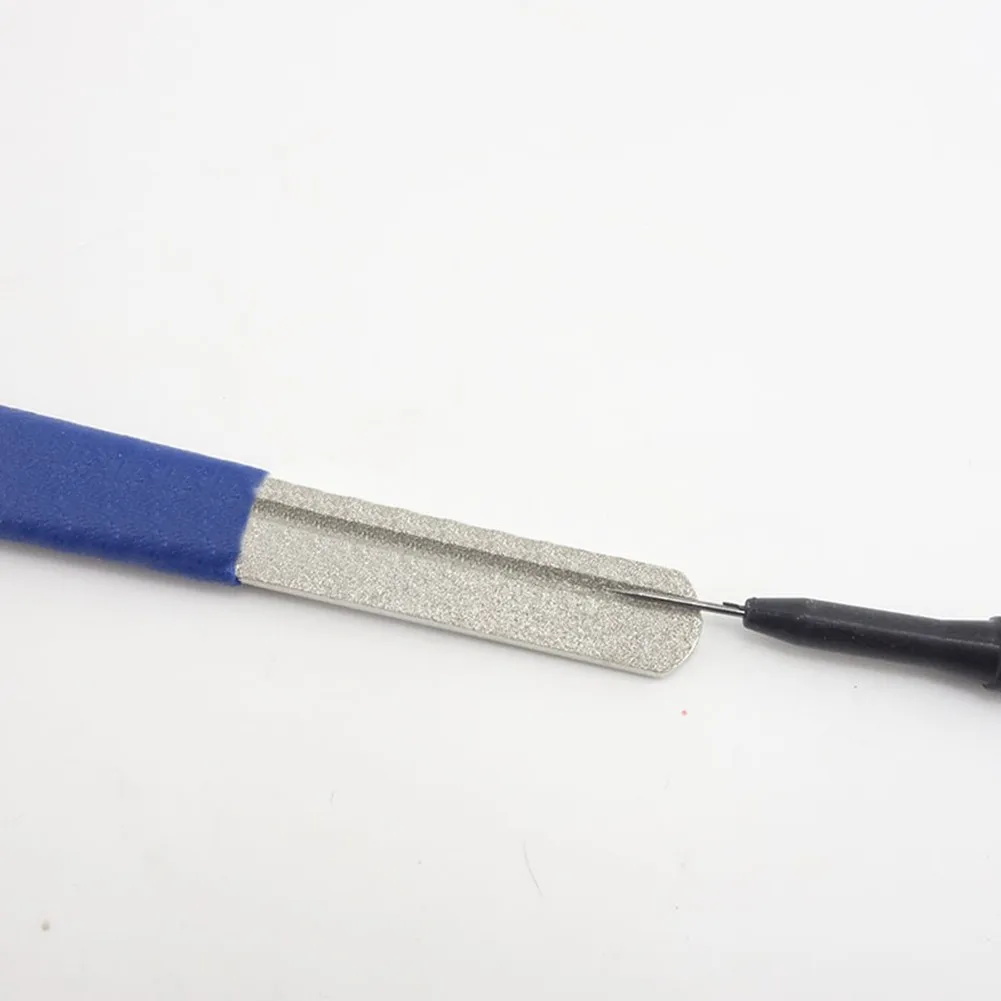 Уличная портативная Мини точилка для рыболовных крючков с двумя слотами