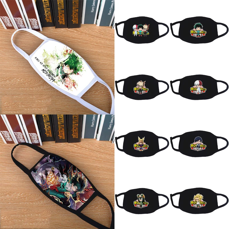

Anime My Hero Academia Himiko Toga Cosplay Mask Boku No Hero Academia Adult Half Face Masks Street Travel Accessories