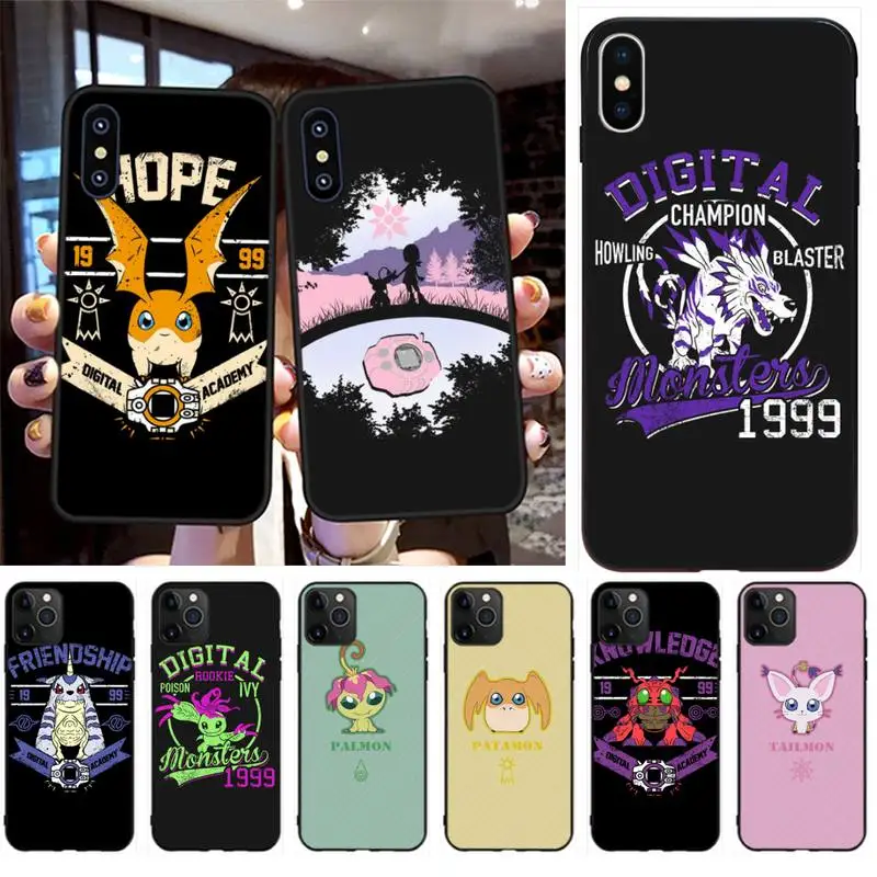 NBDRUICAI чехол для телефона с изображением цифровых монстров iPhone 11 pro XS MAX 8 7 6 6S Plus X 5S SE