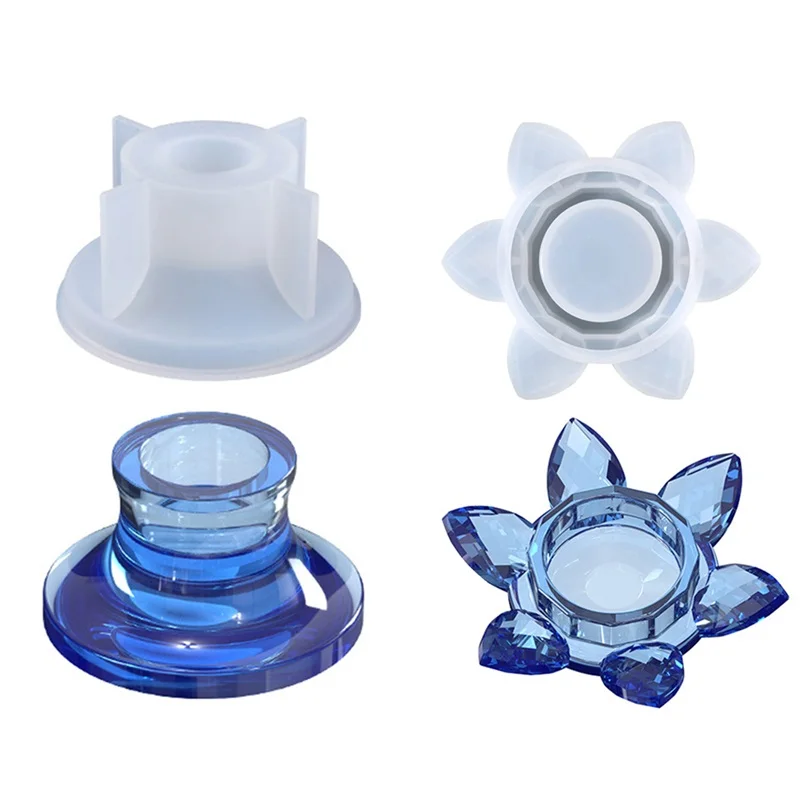 Силиконовый подсвечник в виде лотоса для украшения дома | Дом и сад