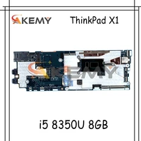 nm b271 motherboard for thinkpad x1 tablet 3rd laptop motherboard fru 01aw887 01aw886 01aw885 i5 8350u 8gb tested ok mainboard