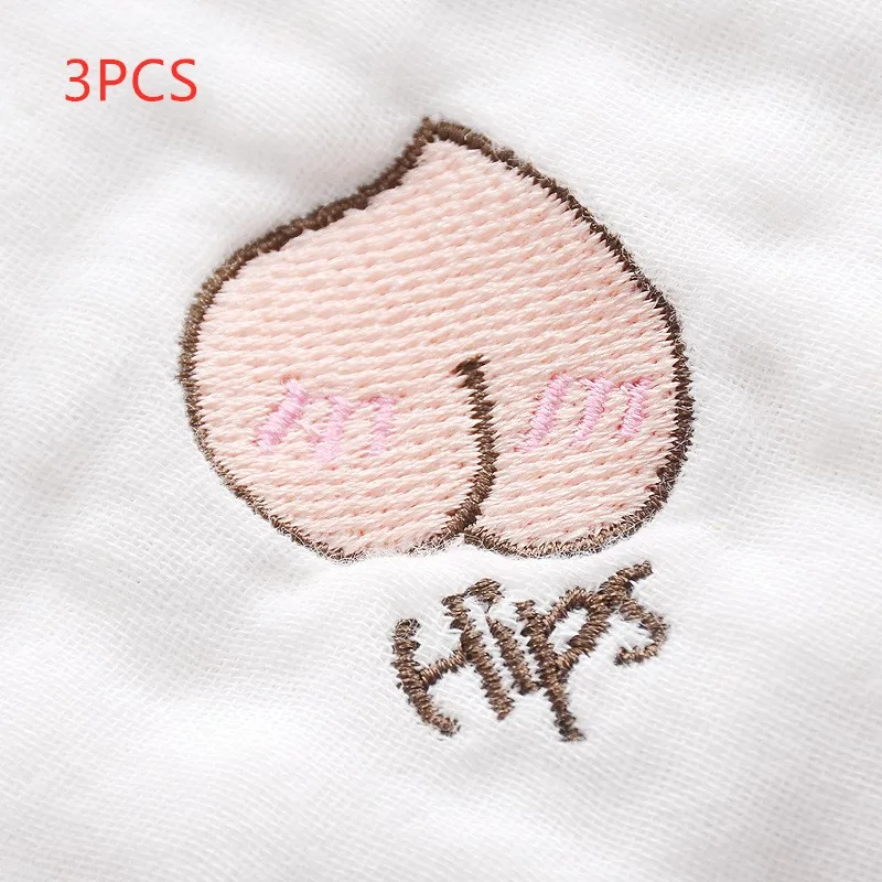 HIPS x3PCS 6-слойное бальное платье хлопковое газовое детское мягкое полотенце для лица для Полотенца s мыть матерчатые носовые платки детская бутылочка для кормления вытирания слюней младенцев Полотенца s 30*30 см - Цвет: HIPS x3PCS