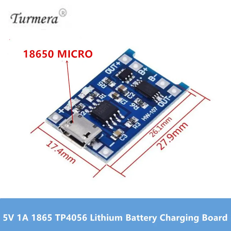 Type c/Micro USB 5V 1A 18650 TP4056 литиевый модуль зарядного устройства аккумулятора зарядная