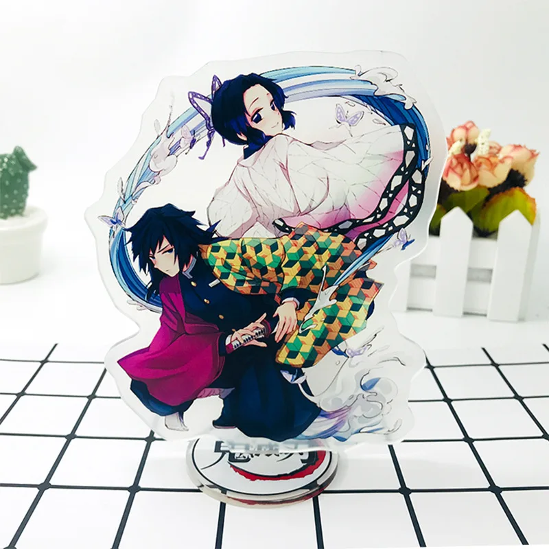 

Demon Slayer Anime Stand Up Exhibition Home Decoration Tanjirou Zenitsu Nezuko Inosuke Giyuu Shinobu Acrylic Stand Figure Model