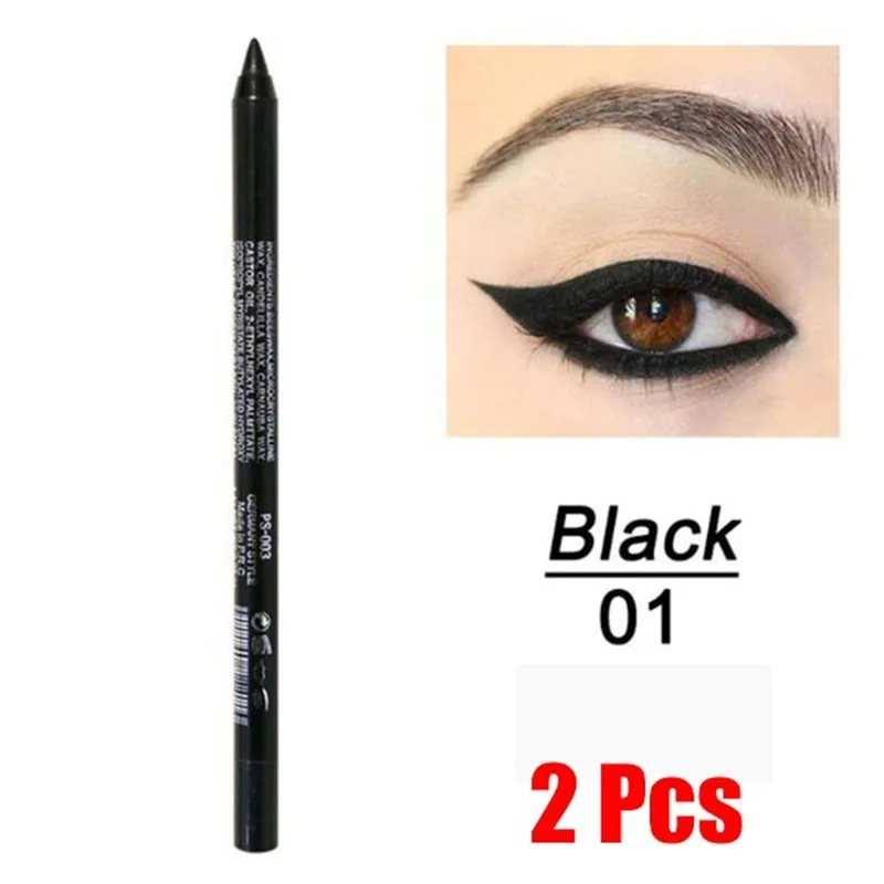 

12 Colors Waterproof Eye Makeup 2/6 Pcs Eyeliner Pencil Eyebrow Eyeshadow Delineador Maquiagem Sombras Olhos