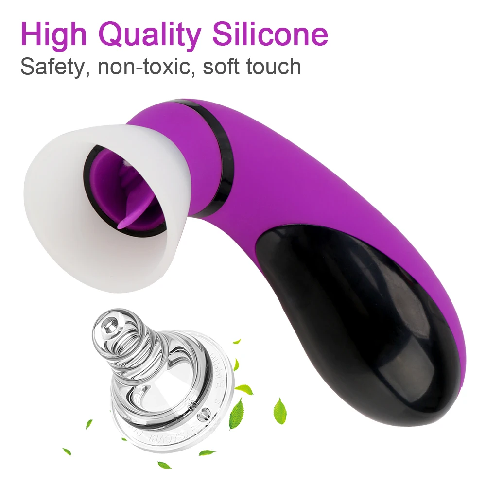 2 in 1 Tongue Licking Vibrator Breast Massager Nipple Sucker Vagina Sucking Pump Clitoris G spot Stimulation Sex Toys for Woman | Красота и