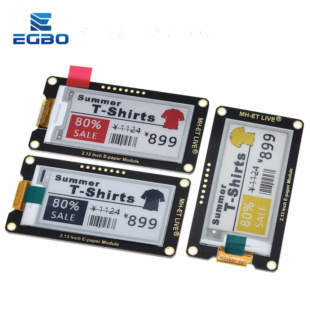 Модуль для электронной бумаги EInk 2 13 дюйма Arduino UNO STM32 Raspberry PI ESP32|ЖК-модули| |