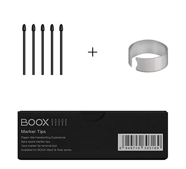 Набор наконечников для маркеров BOOX для Note Plus/Note Pro/Nova Pro, стилус, карандаш, 5 шт