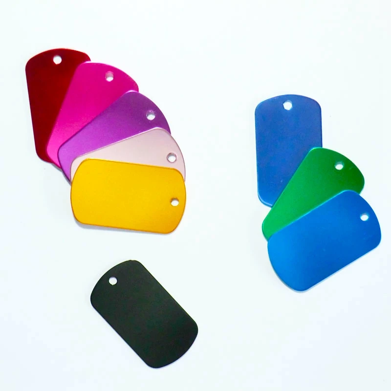 100 шт. персонализированные круглые идентификационные бирки для собак кошек