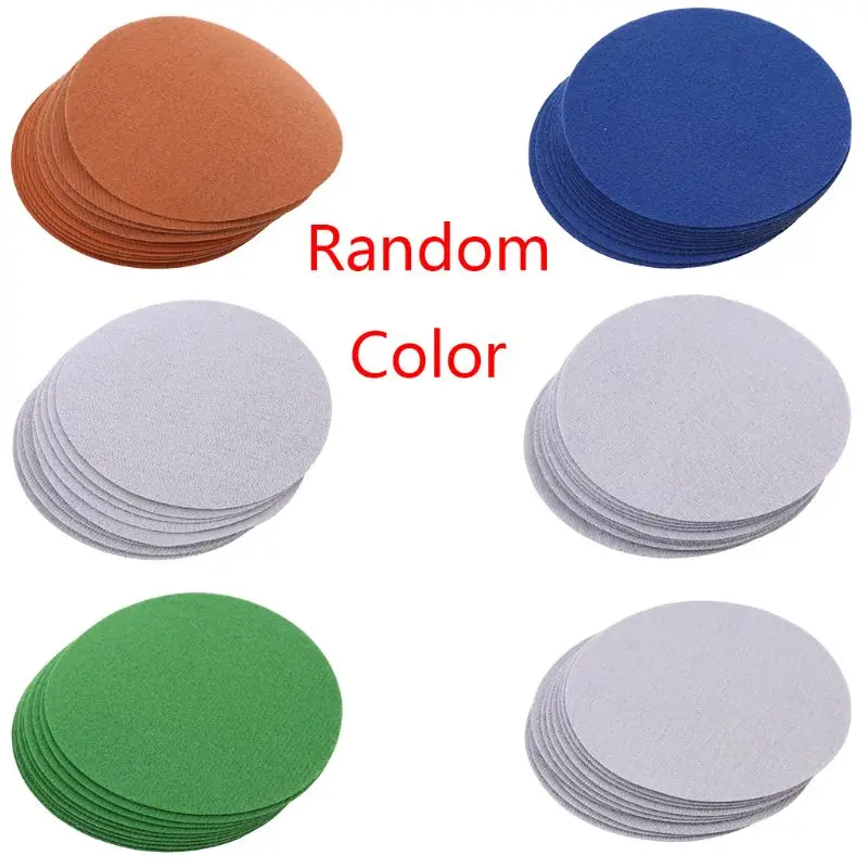 

10pcs 125mm 2500/3000/4000/5000/7000/10000 Water Dry Wet Sanding Discs Back Velvet Self Adhesive Sand Paper
