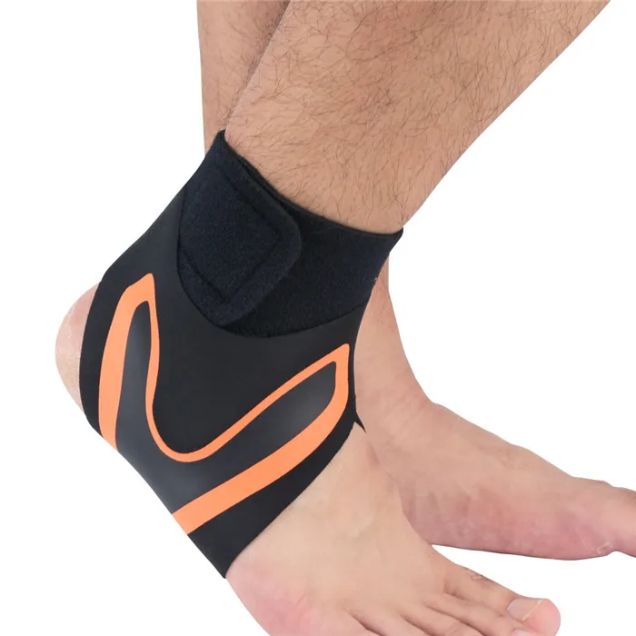 left foot 1 шт. правая левая защита щиколотки для ног спортивная эластичная повязка для лодыжки фиксатор лодыжки защита для ног - Цвет: left foot