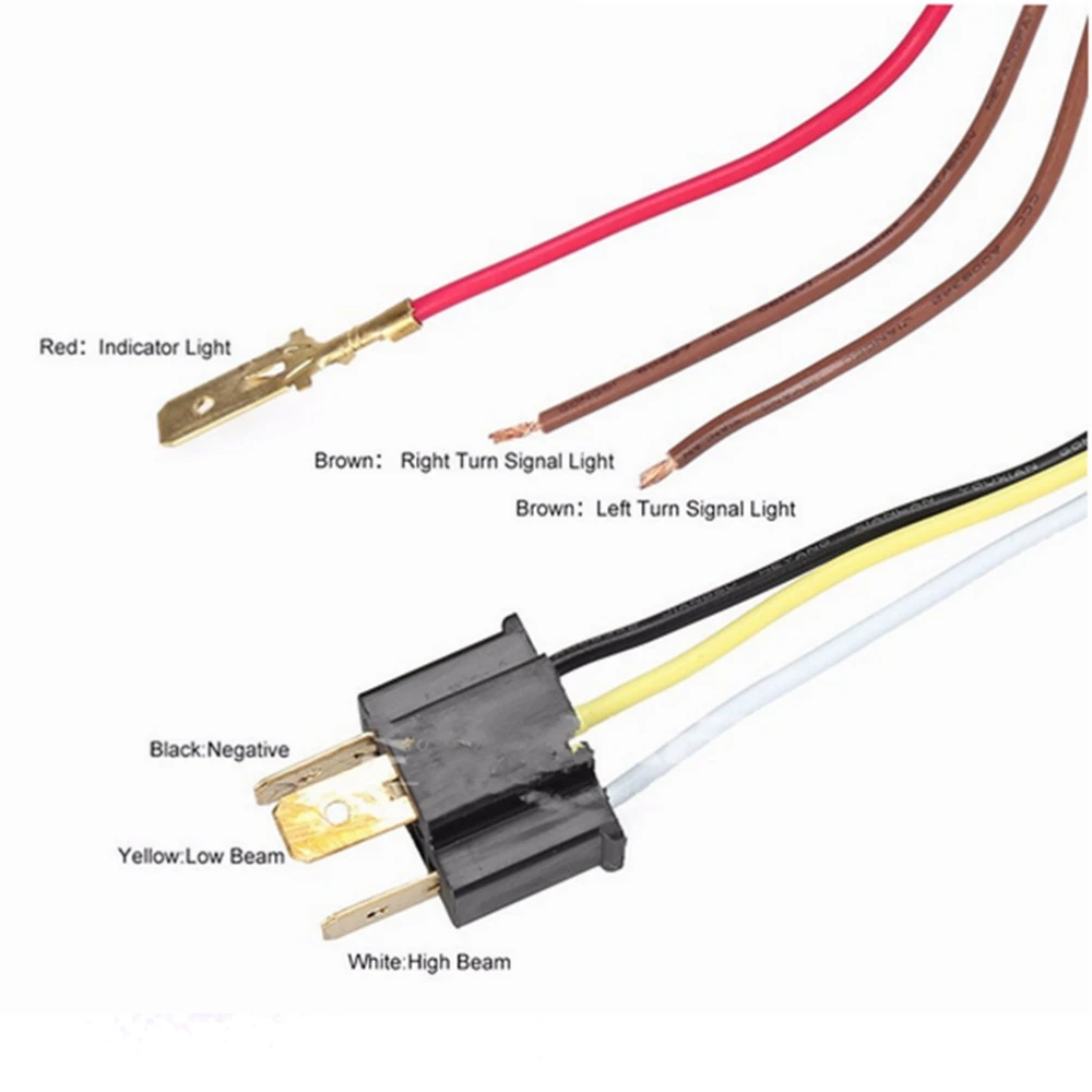

Motorcycle Accessories 7" Projector LED Headlight Kit For Headlamp With Parking Light & High Low Beam