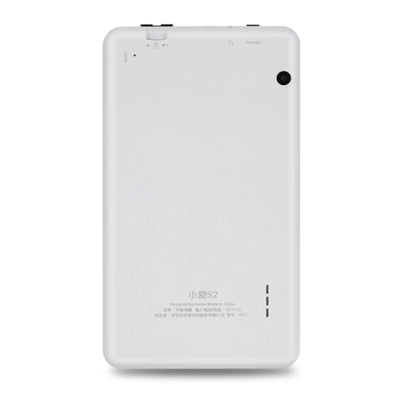 7 дюймов M751 Allwinner A33 планшет PCIPS экран 1024*600 Android6.0 1 Гб + 8 Две Камеры Передняя Черная