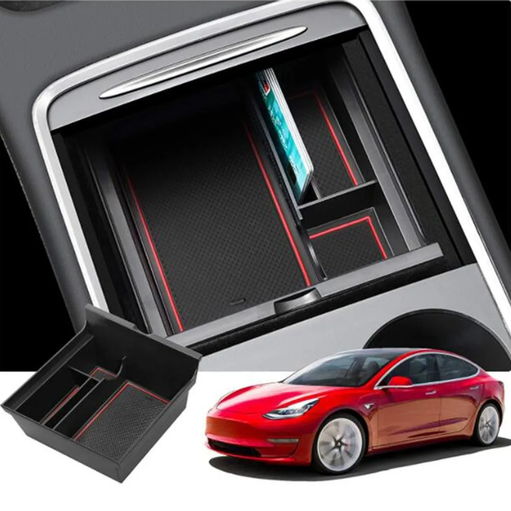 

1 Pcs Storage Box Center Console For Tesla Model 3 / Model Y Tool Durable High Quality