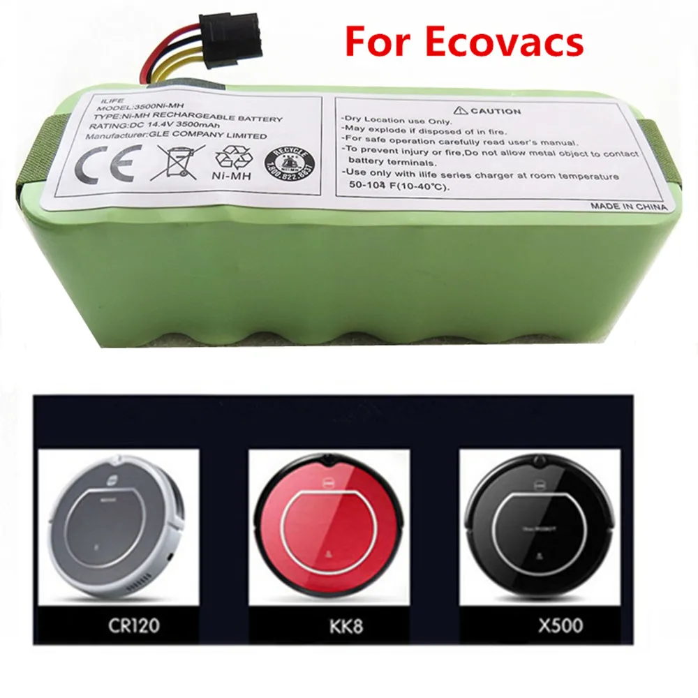 Аккумулятор для робота-пылесоса Kitfort KT504 Haier T322 T321 T320 T325/Panda X500 X580/Ecovacs Mirror CR120/Dibea X580