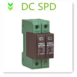 SPD DC 600 в 800 в 1000 в 1500 В модульный сердечник din-рейка Солнечная наружная защита питания защитное устройство Защита от перенапряжения